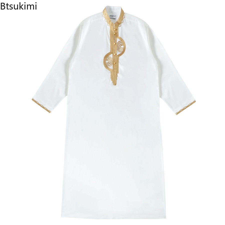 Kurta Men Cotton - ملابس رجالية إسلامية للشرق الأوسط، قفطان