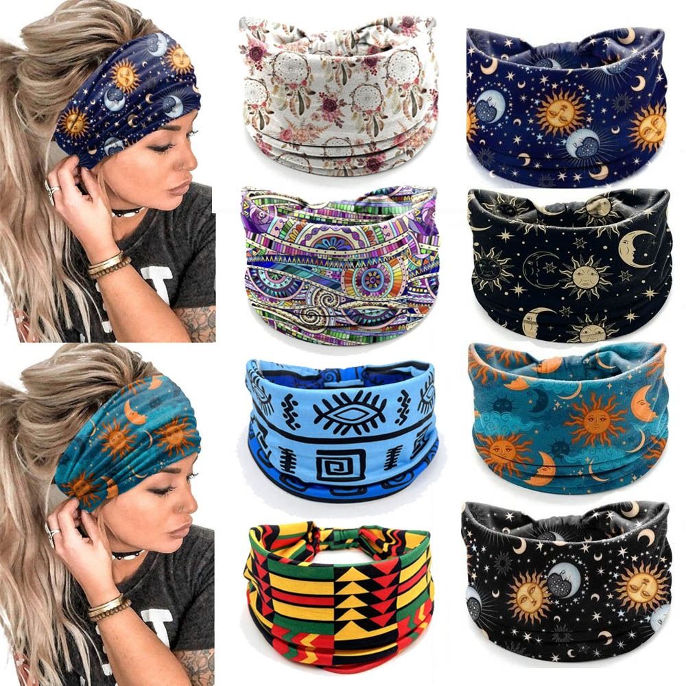 Ethnic Fashion Accessories - عصابات رأس مرنة جديدة بتصميم عتيق