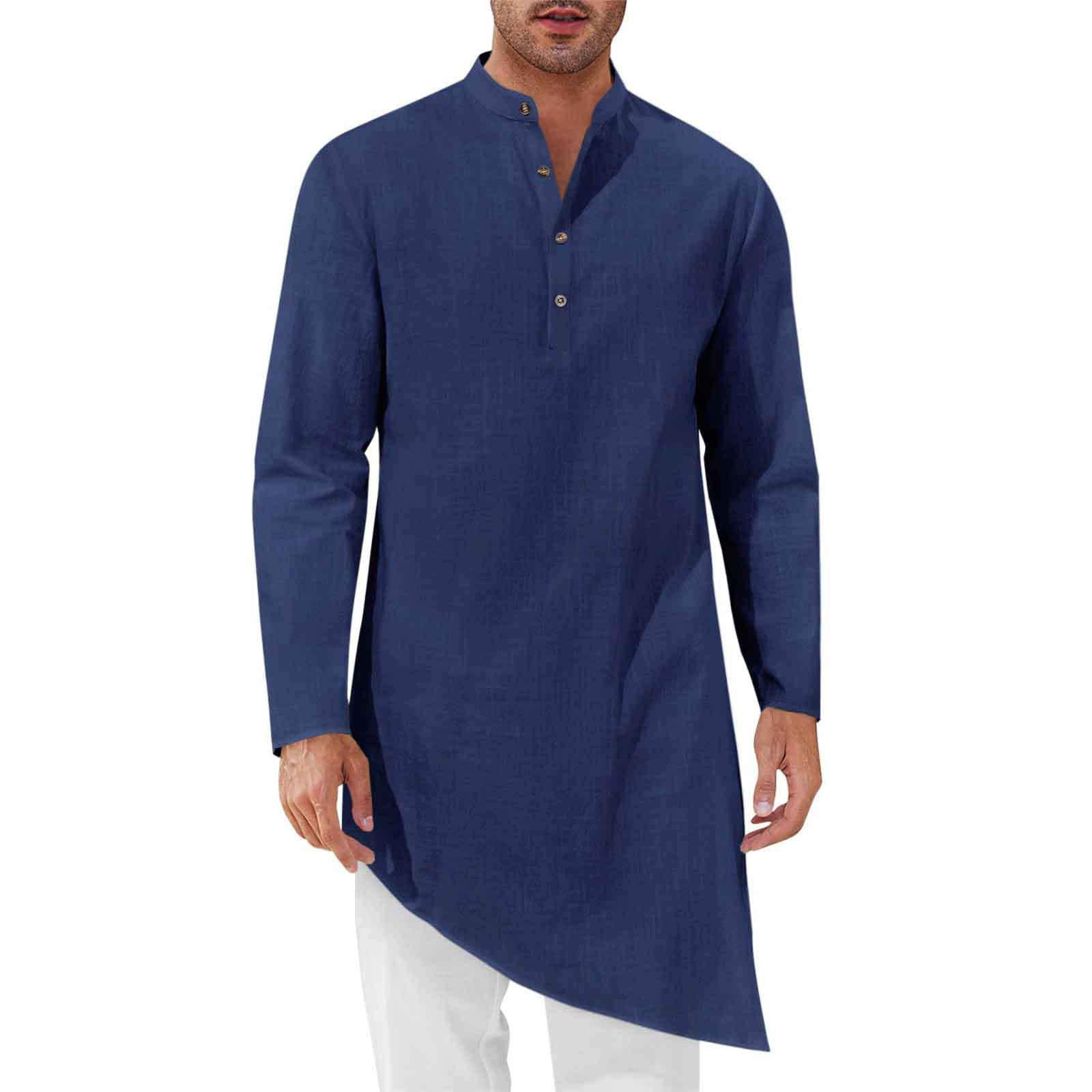 قمصان طويلة بسيطة للرجال، قميص - مراجعة Kurta Men Cotton وسعره