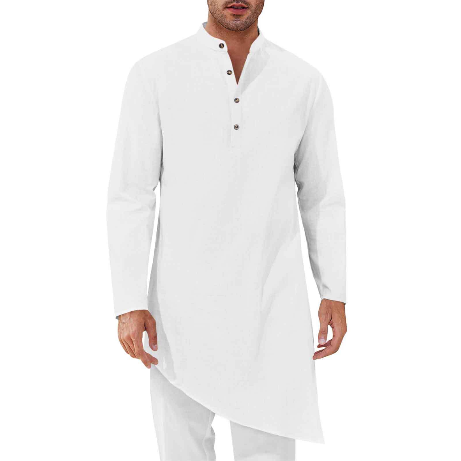 قمصان طويلة بسيطة للرجال، قميص - مراجعة Kurta Men Cotton وسعره