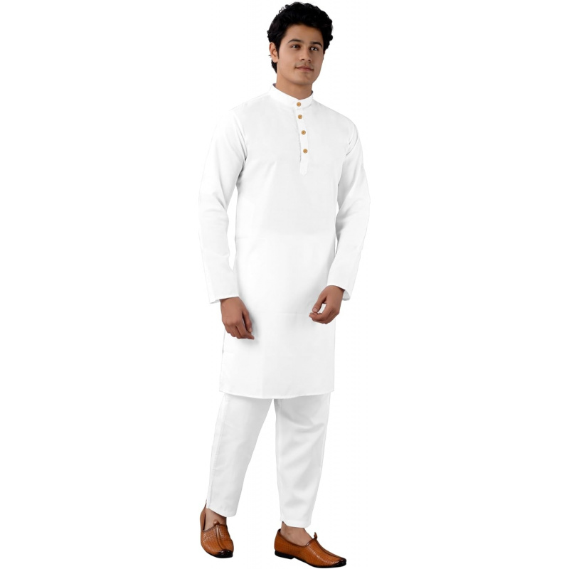 طقم كورتا وبيجاما قطني للرجال، - مراجعة Kurta Men Cotton وسعره