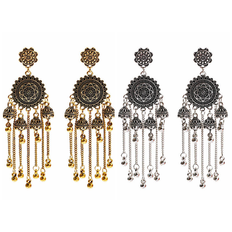 الكلاسيكية الرجعية هندسية سلسل - مراجعة Ethnic Indian Fashion وسعره