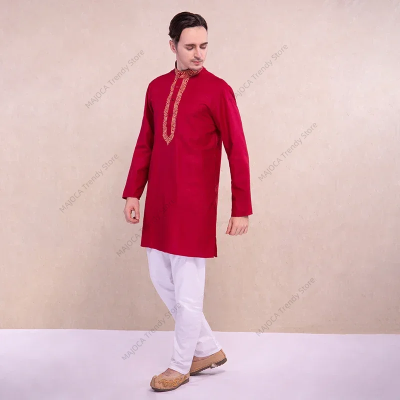 فستان هندي للرجال قميص كورتاس  - مراجعة Kurta Men Cotton وسعره